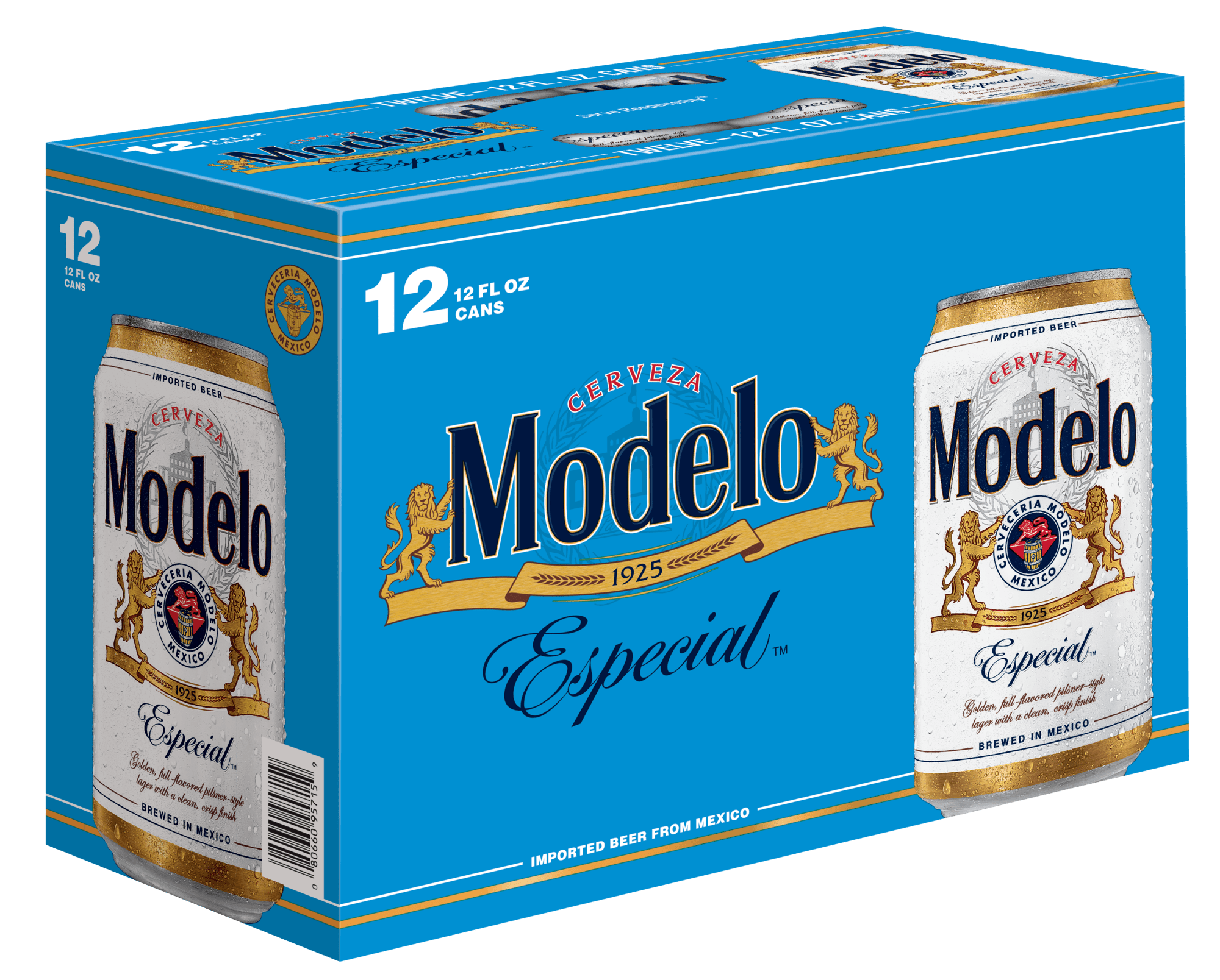 Modelo Especial beer 12 pack. Modelo beer available near me 24/7 at 7-Eleven.